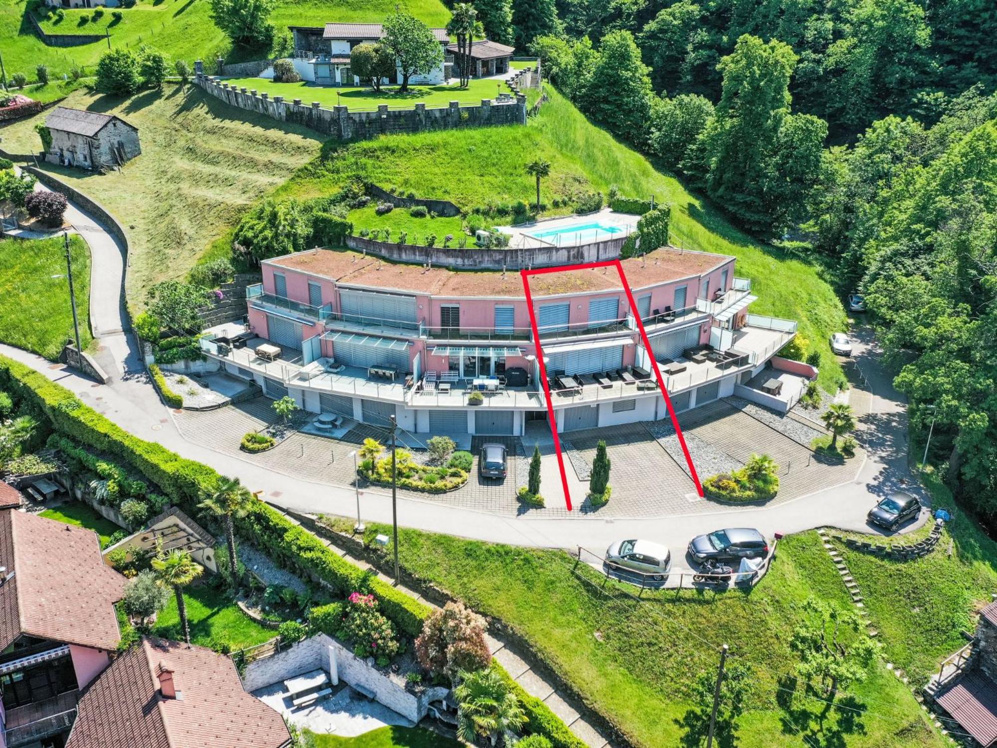 Apartment Vista Lago Maggiore 1-Floor Left By Interhome Gambarogno Exterior foto