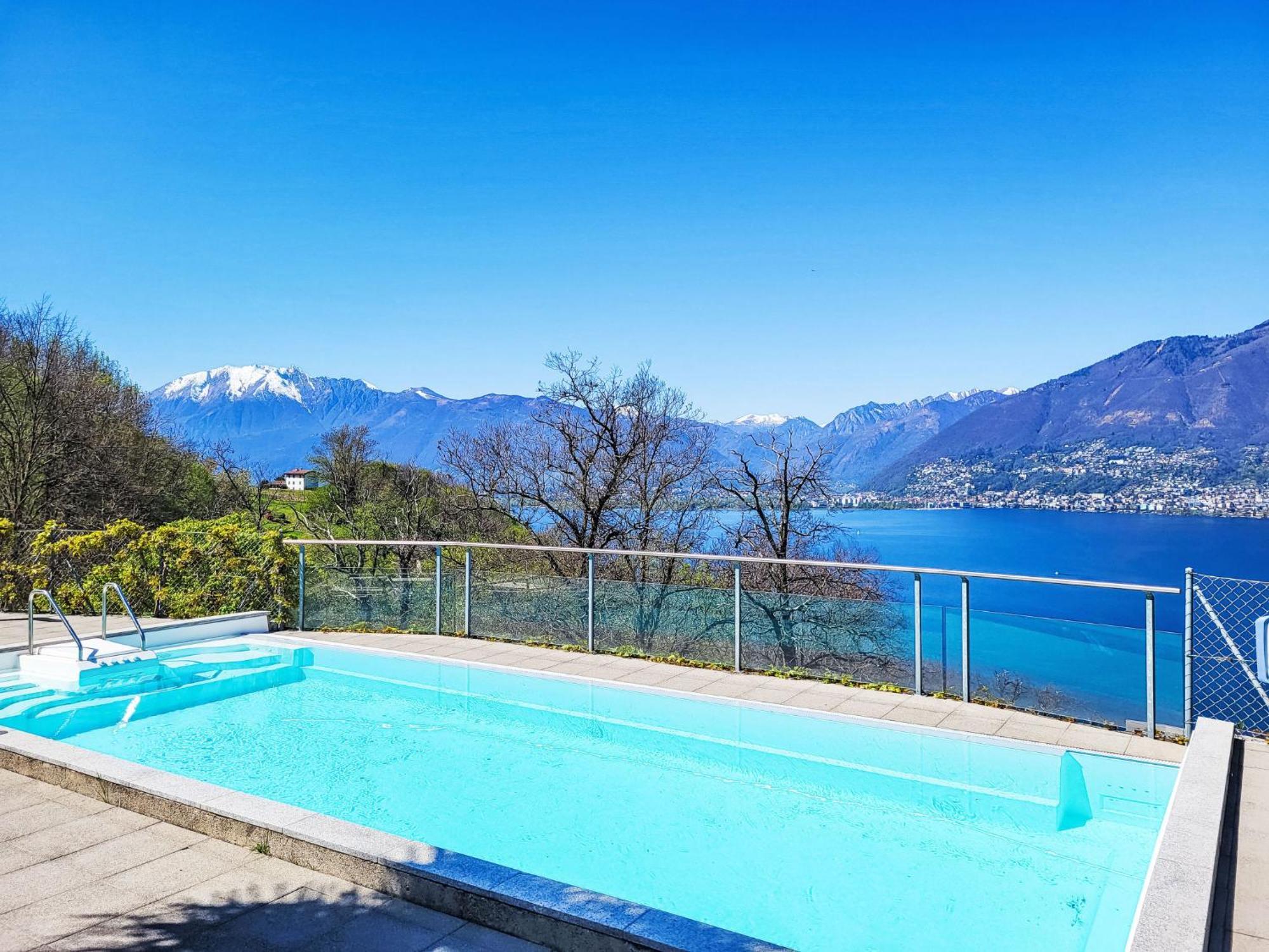 Apartment Vista Lago Maggiore 1-Floor Left By Interhome Gambarogno Exterior foto